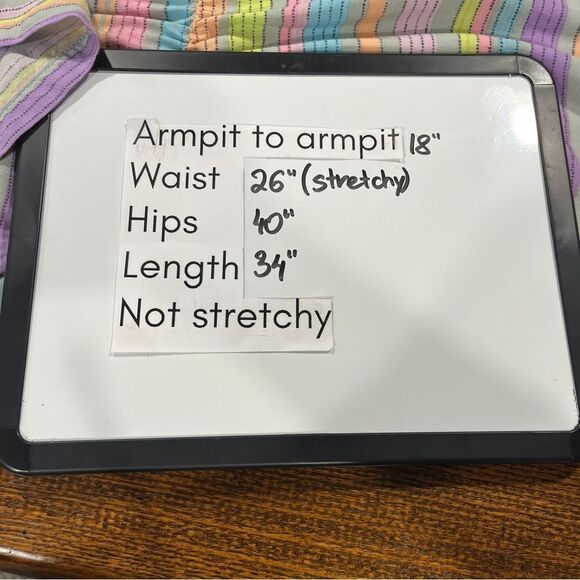 Mossimo Striped Multicolor short sleeve Casual Dress size small - Picture 9 of 11